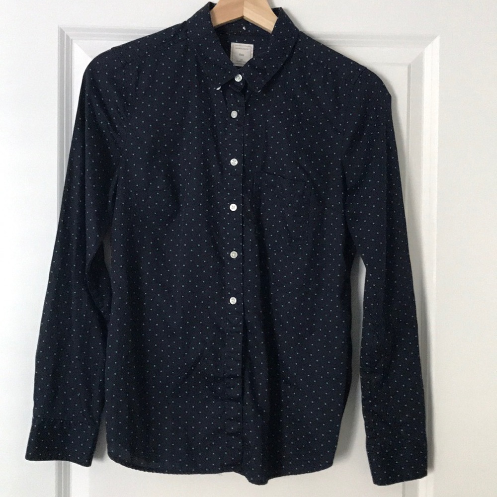 Gap Blouse half button down